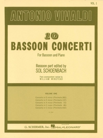 10 Bassoon Concerti for bassoon and piano