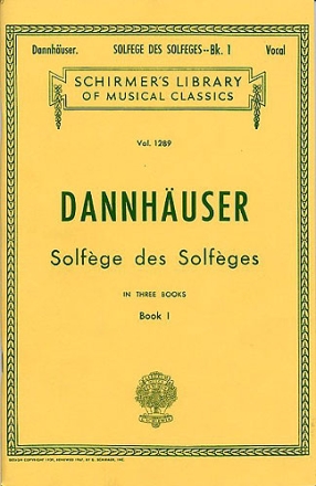 Solfege des Solfeges vol.1 Preparatory exercises