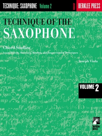 Technique of the Saxophone vol.2: chord studies