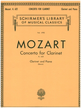 Concerto KV622 for clarinet and piano