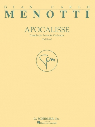 Gian Carlo Menotti, Apocalisse Orchestra Partitur