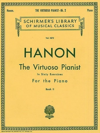 The virtuoso pianist vol.2 (nos.21-43) 60 exercises for the piano 