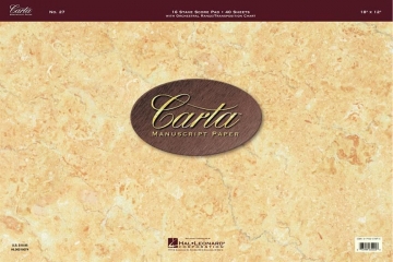 Carta Manuscript Paper No. 27 - Professional  18