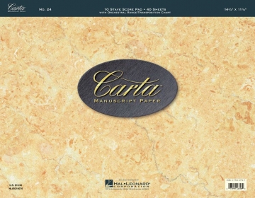 Carta Manuscript Paper No. 24 - Professional  Buch