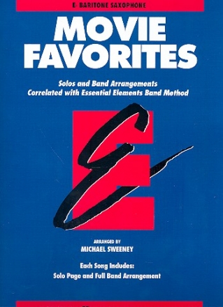 Movie Favorites: for band bariton saxophon