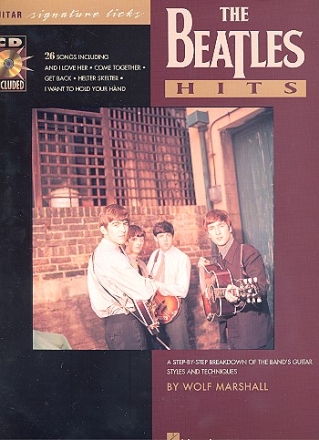 The Beatles Hits: guitar signature licks for guitar/tab (+ CD) songbook