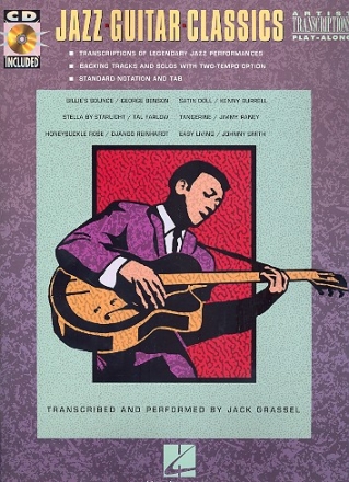 Jazz Guitar Classics (+Cd): for guitar with standard notation and tablature