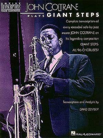 John Coltrane plays Giant Steps: Songbook for tenor saxophone solo