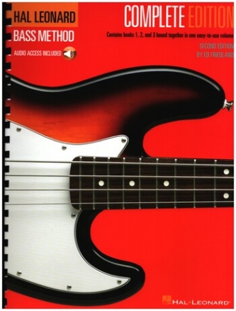 Hal Leonard Bass Method complete vol.1-3 + Audio access included