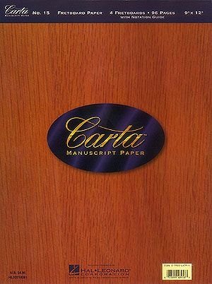 Carta Manuscript Paper No. 15 - Guitar  Buch