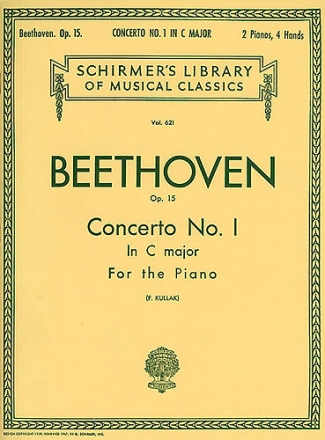 Concerto C major no.1 op.15 for piano and orchestra 2 pianos 4 hands