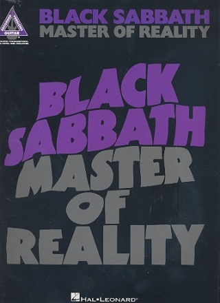 Black Sabbath: Master of Reality for voice and guitar TAB Songbook