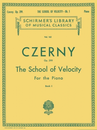 The School of Velocity op.299 Book 1  for piano