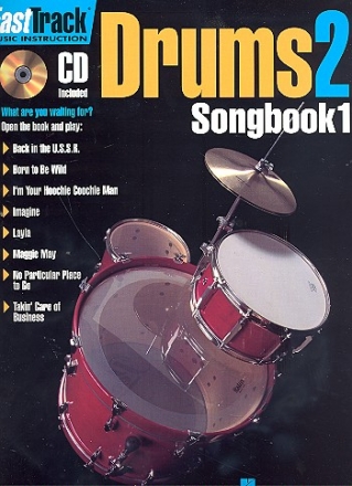 Fast track drums vol. 2 (+CD): songbook 1 for drums