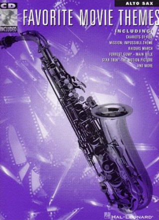 Favorite Movie Themes (+Audio Access): Songbook for alto sax