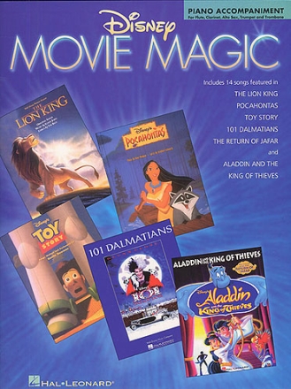 Disney Movie Magic: Piano Accompaniment for Flute, Clarinet, Alto Sax Trumpet and Trombone