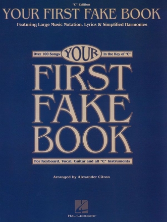 Your First Fake Book Piano or Guitar Buch