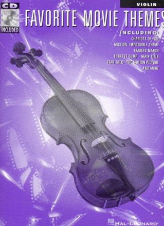 Favorite Movie Themes (+CD): for violin