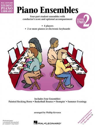 Piano Ensembles Level 2 for 4 players at 2 pianos