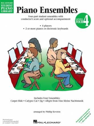 Piano Ensembles Level 4 for 2 pianos for 4 players
