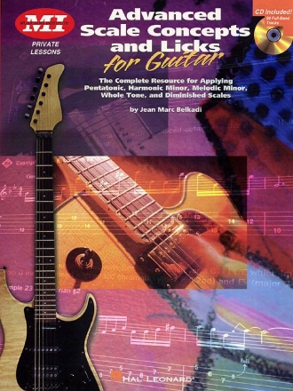 Jean Marc Belkadi, Advanced Scale Concepts And Licks For Guitar Gitarre Buch + CD