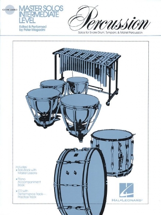 Master Solos - Intermediate Level - Percussion Percussion Buch + CD