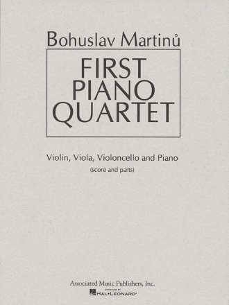 Quartet no.1 for violin, viola, violoncello and piano parts