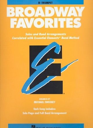 Broadway Favorites: for concert band trumpet