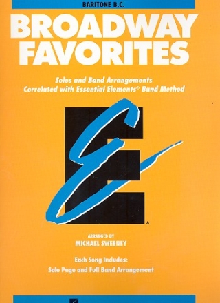 Broadway Favorites: for baritone b.c.