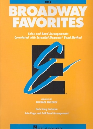 Broadway Favorites for tuba Solos and band arrangements