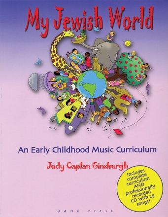 Judy Caplan Ginsburgh, My Jewish World Melodyline, Lyrics and Chords Buch + CD