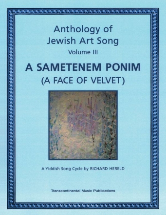 Anthology of Jewish Art Song, Vol. 3 for voice and piano