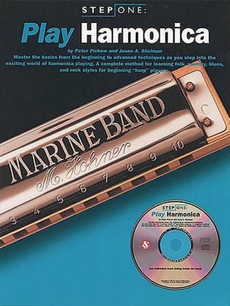 Step One: Play Harmonica Harmonica Buch + CD