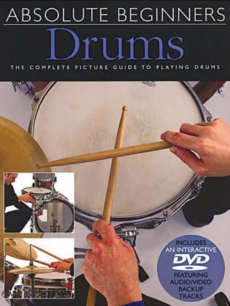 Absolute Beginners: Drums Schlagzeug Buch + DVD