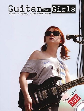 Alex Bach - Guitar for Girls Gitarre Buch + DVD