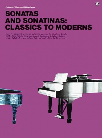 Sonatas and Sonatinas: Classics to Moderns Klavier Buch