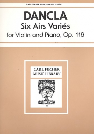 6 Airs varies op.118 for violin and piano