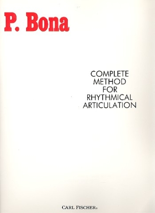 Complete Method for for rhythmical articulation