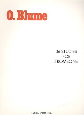 36 Studies for trombone (bass clef)