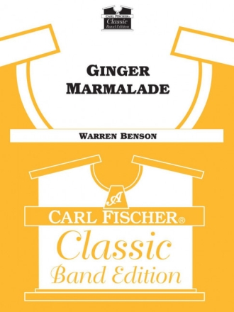 Warren Benson Ginger Marmalade Blasorchester Partitur und Stimmen