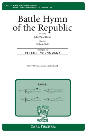 William Steffe Battle Hymn of the Republic Chor und Klavier Chorpartitur
