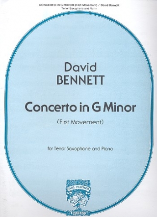 Concerto g minor for tenor saxophone and piano (1. movement)