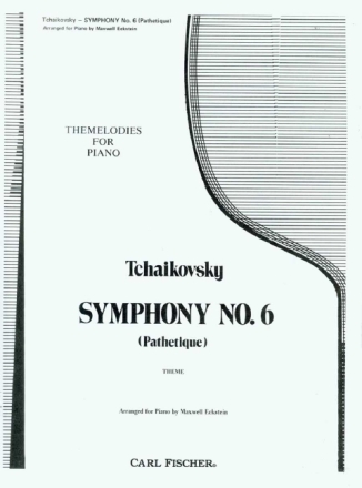 Pyotr Ilyich Tchaikovsky Symphony No. 6 - Pathetique Klavier Solostimme
