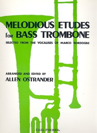 Melodious Etudes for bass trombone