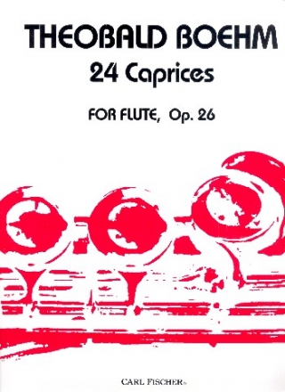 24 caprices op.26 for flute in pleasing and melodious style