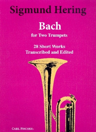 Bach for 2 Trumpets for 2 trumpets score