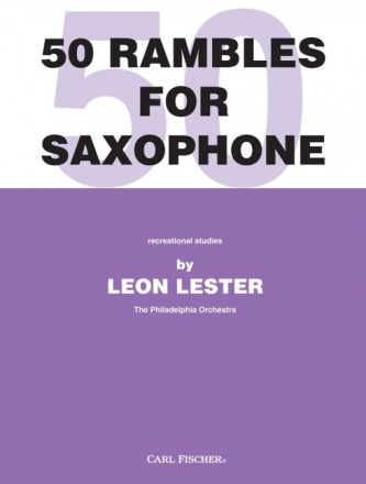 Leon Lester 50 Rambles Saxophon