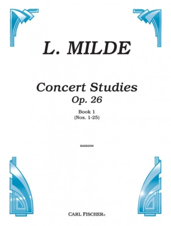 Ludwik Milde Concert Studies Fagott