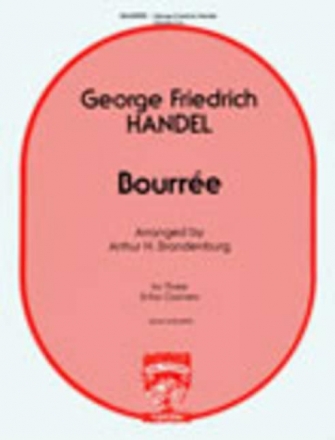 George Frideric Handel Bourree 3 Klarinetten Partitur und Stimmen