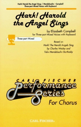Felix Mendelssohn Hark! Herold The Angel Sings Chor Chorpartitur
